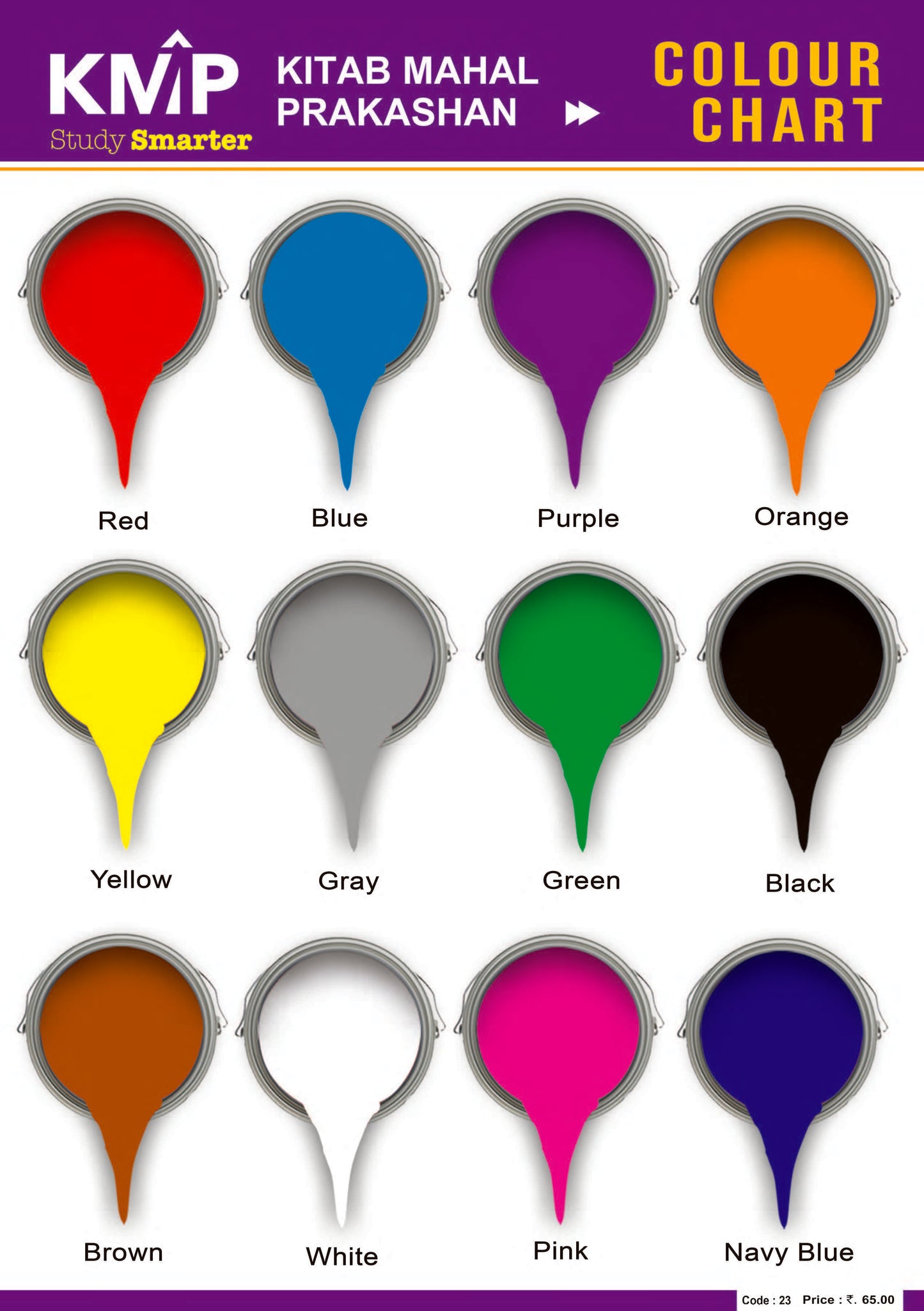 KMP CHARTS - COLOURS