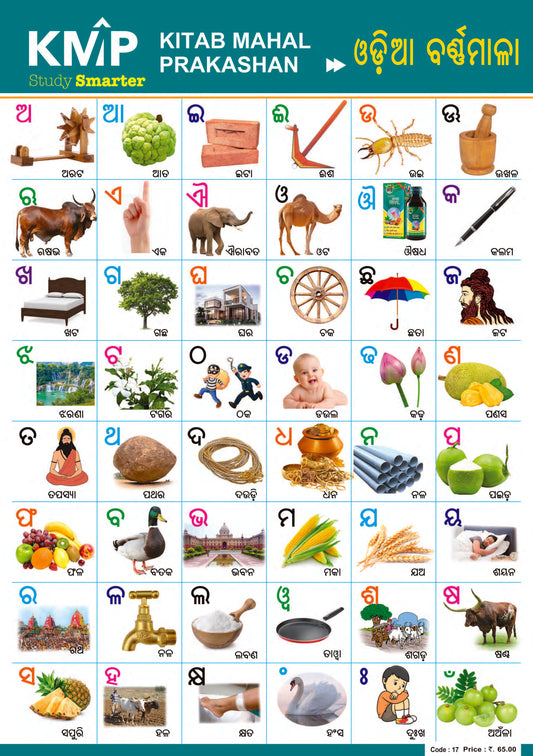 KMP CHARTS - ODIA ALPHABETS