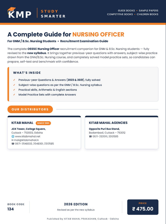 KMP OSSC NURSING OFFICIER